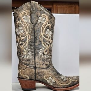 Amputee Single Left Foot Western Cowboy Boot Size 8 (NOT A PAIR)